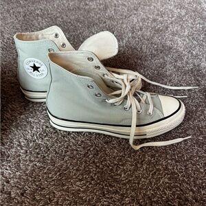 Converse Sage Green High-Top Sneakers